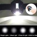 Flashlight Watches With High Power Rechargeable for Outdoor Fishing Dog Walking Garage
