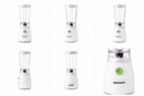 Admiral 180W Mini Blender, 14 oz Jar, Stainless Blades, White