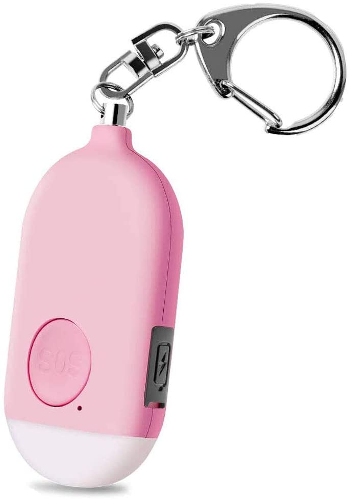 Personal Alarm Self Defense Alarm LED Light Keychain with 130dB Loud Siren Sound & Emergency Nighttime Light, Security Personal Protection Devices for Women, Kids, Elderly