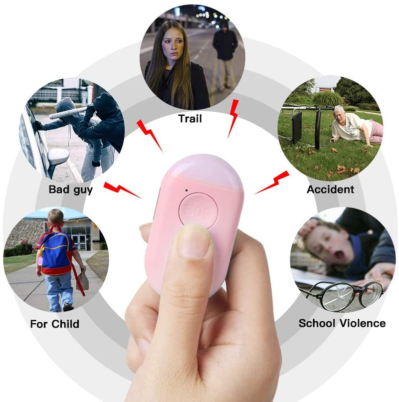 Personal Alarm Self Defense Alarm LED Light Keychain with 130dB Loud Siren Sound & Emergency Nighttime Light, Security Personal Protection Devices for Women, Kids, Elderly