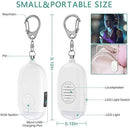 Personal Alarm Self Defense Alarm LED Light Keychain with 130dB Loud Siren Sound & Emergency Nighttime Light, Security Personal Protection Devices for Women, Kids, Elderly