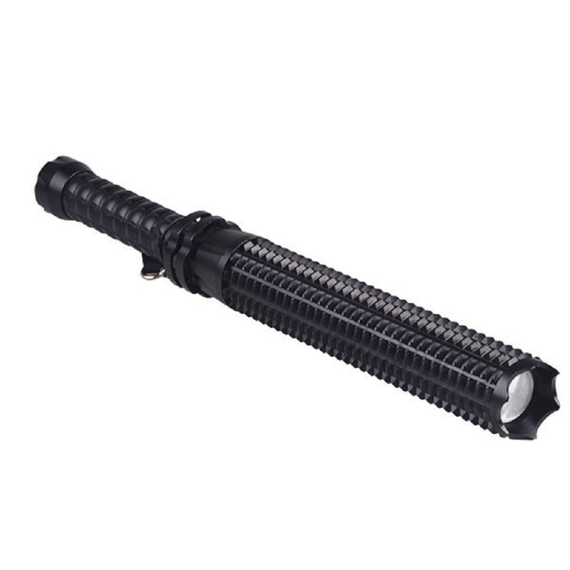 Telescopic Tactical Flashlight, Hi Power, IP65 Waterproof, 3 Light Modes, Long Lasting, for Camping, Security, Emergency Use