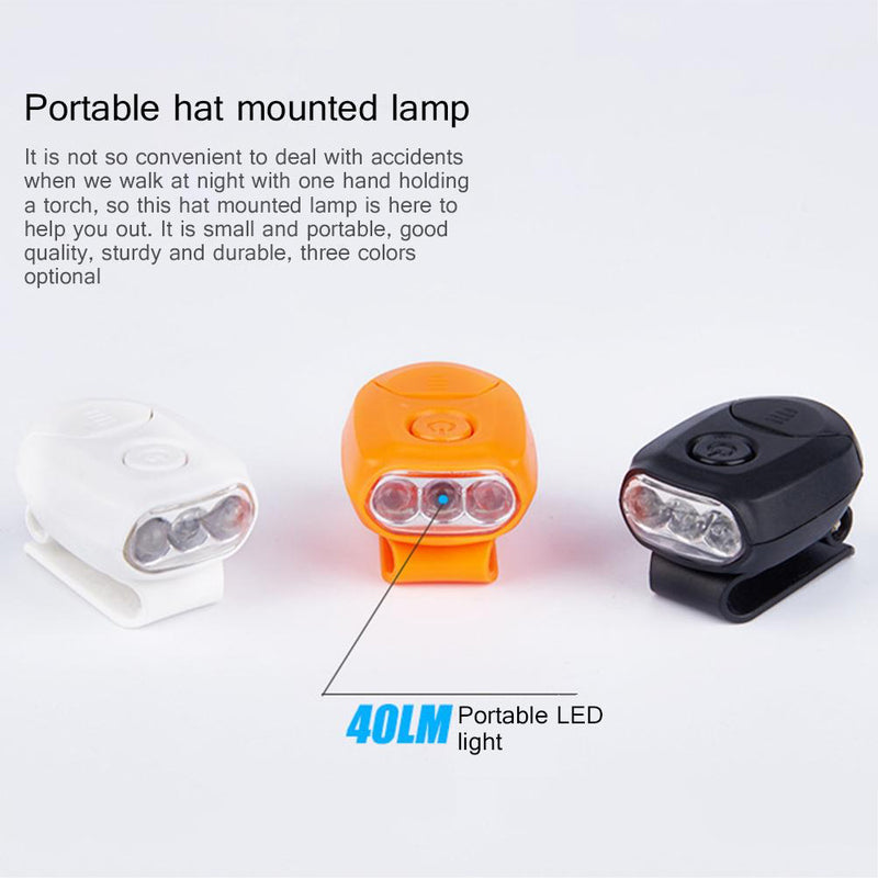 Outdoor Fishing Cap Light Hat Led Head Light Clip Baseball Head Light Lamp Cap Hat Lightning Camping