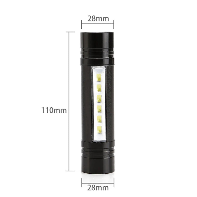 6 LED + CREE Q5 outdoor camping headlamp waterproof 3 modes head band lamp flashlight 18650 led head lamp light for camp