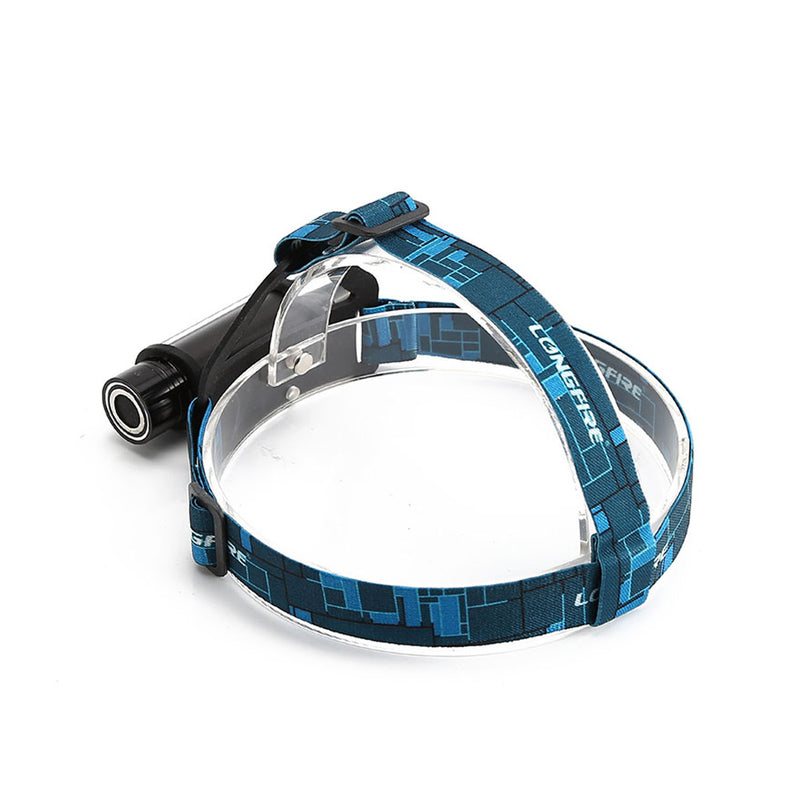 6 LED + CREE Q5 outdoor camping headlamp waterproof 3 modes head band lamp flashlight 18650 led head lamp light for camp