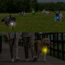 Clip-on Dog Cat Pet Safety LED Collars Lights with 3 Modes Dog Costume Toy Accessories Night Time Walking Camping Hiking