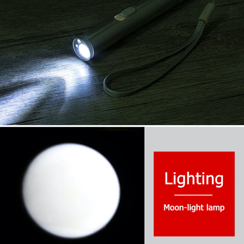 3in1 USB LED flashlight Rechargeable Multifunction for Outdoors