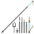 Outdoor Light Portable Hiking Poles For Luminous Aluminum Nordic Walking Poles Trekking Stick Foldable Telescopic Walking Stick