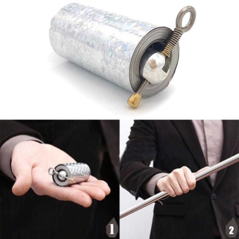 Staff Portable Martial Arts Metal Magic Pocket Bo Staff- New High Quality Pocket Outdoor Sport Stainless Steel Silver for Practice