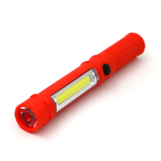 Multifunction Mini COB Portable LED Light Inspection Torch Tactical Magnetic Base and Clip Maintenance Pen flashlight for Camp