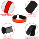 Reflective LED Armband USB Rechargeable Wristband Reflective Straps Tape Bracelets for Running, Cycling, Walking