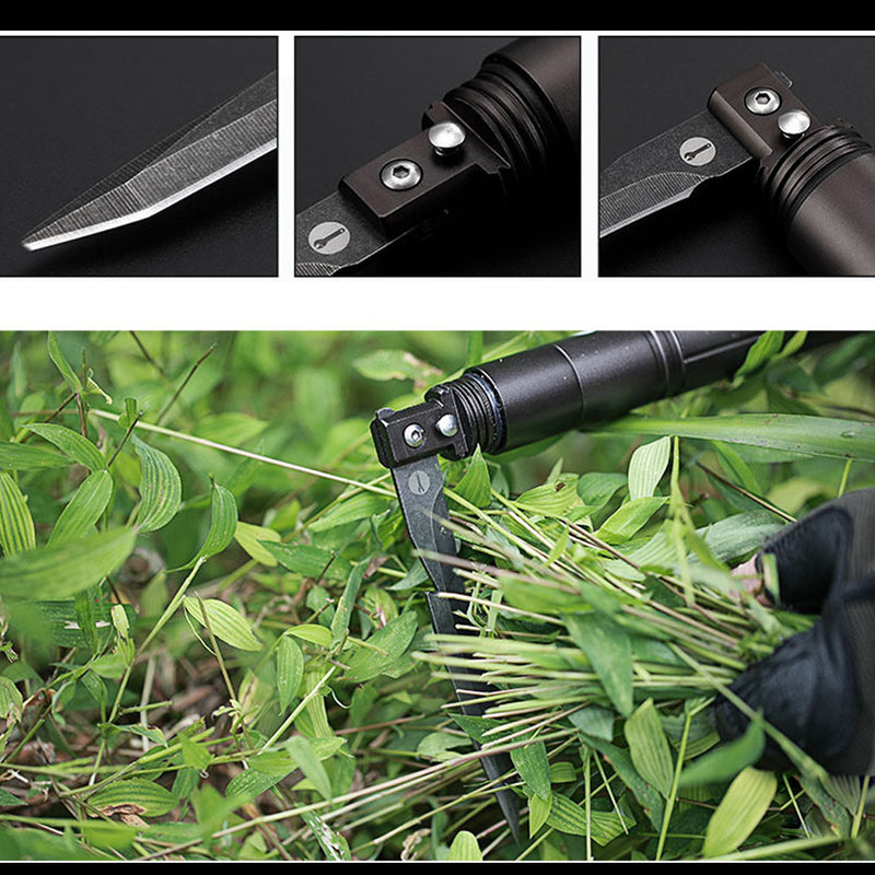 Outdoor multi tool Camp Hikiing Stick Stinger Safety Emergency Survival Tool Tactical Trekking Pole