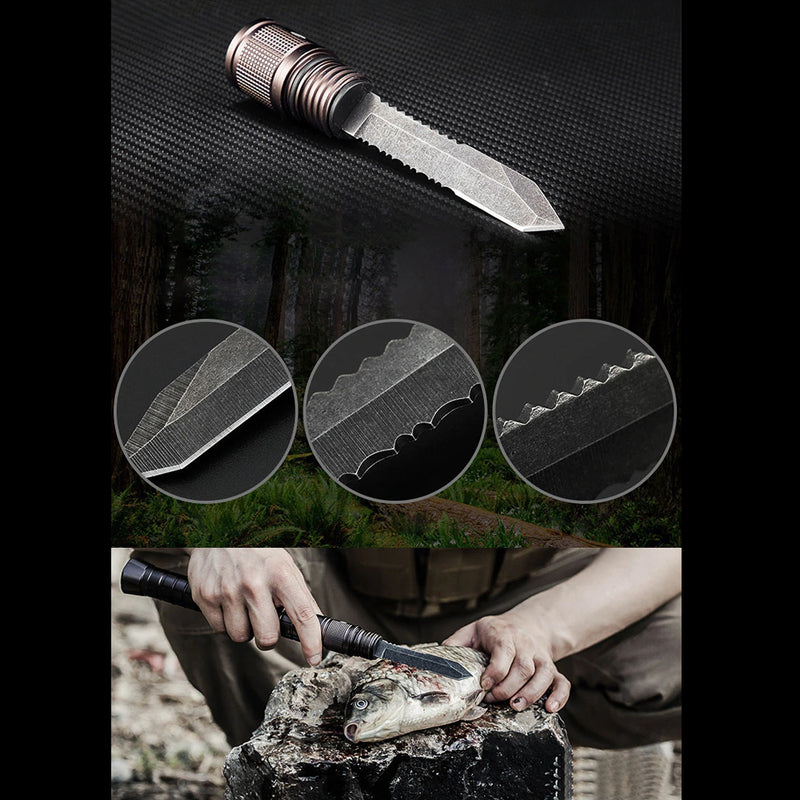 Outdoor multi tool Camp Hikiing Stick Stinger Safety Emergency Survival Tool Tactical Trekking Pole