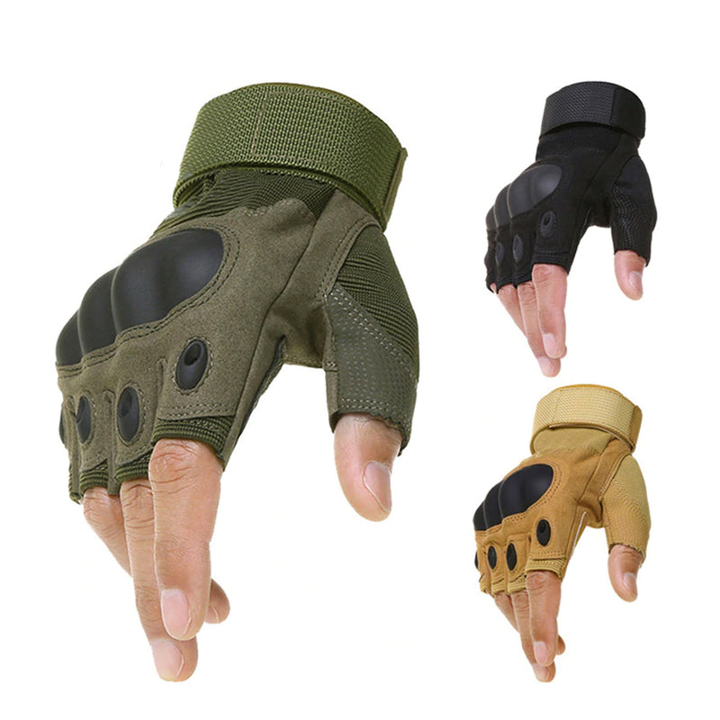 Outdoor Tactical Gloves Airsoft Sport Gloves Half Finger Type Military Men Combat Gloves Shooting Hunting Gloves