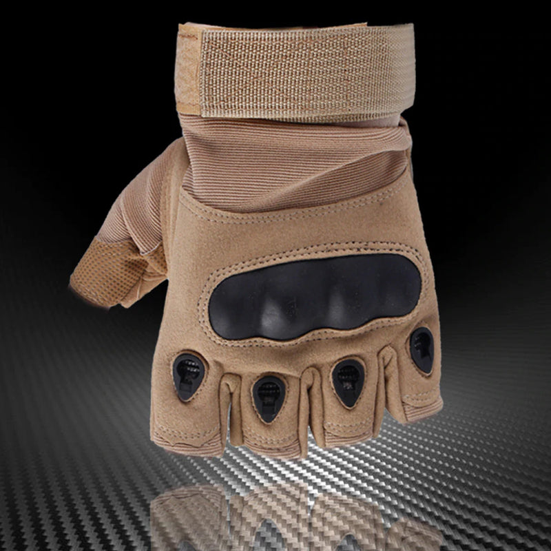 Outdoor Tactical Gloves Airsoft Sport Gloves Half Finger Type Military Men Combat Gloves Shooting Hunting Gloves